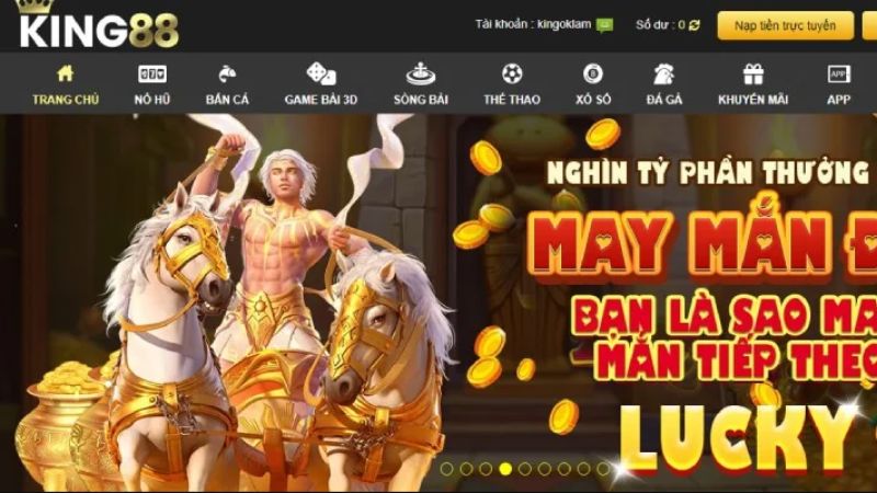 Giao diện vô cùng thu hút cược thủ